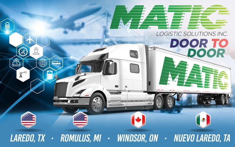 Matic logo beside an array of transportation vehicles